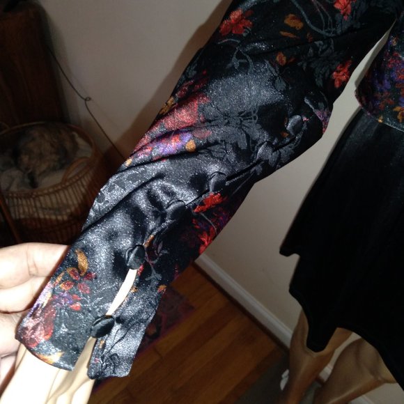 Zara Silky Jacket with Mandarin Collar, Size XL - Picture 5 of 10